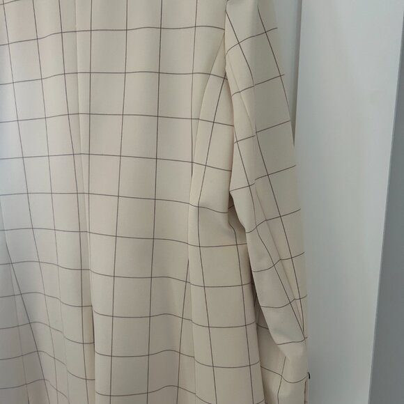 NWT: Veronica Beard Charleston Plaid Double-Breasted Jacket in Ecru Deep Ochre - Picture 13 of 13